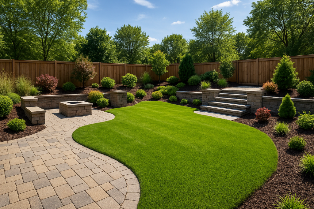 Sharp Cuts custom yard designs